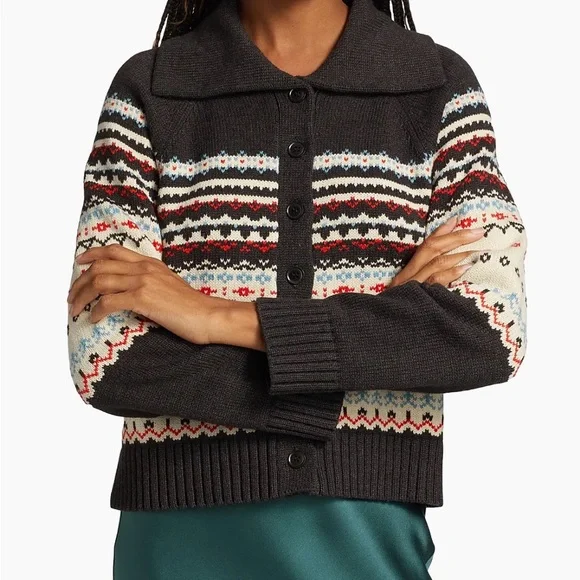 The Great Scholar Fairisle Cardigan Cardigan Size 3 - Picture 3 of 9